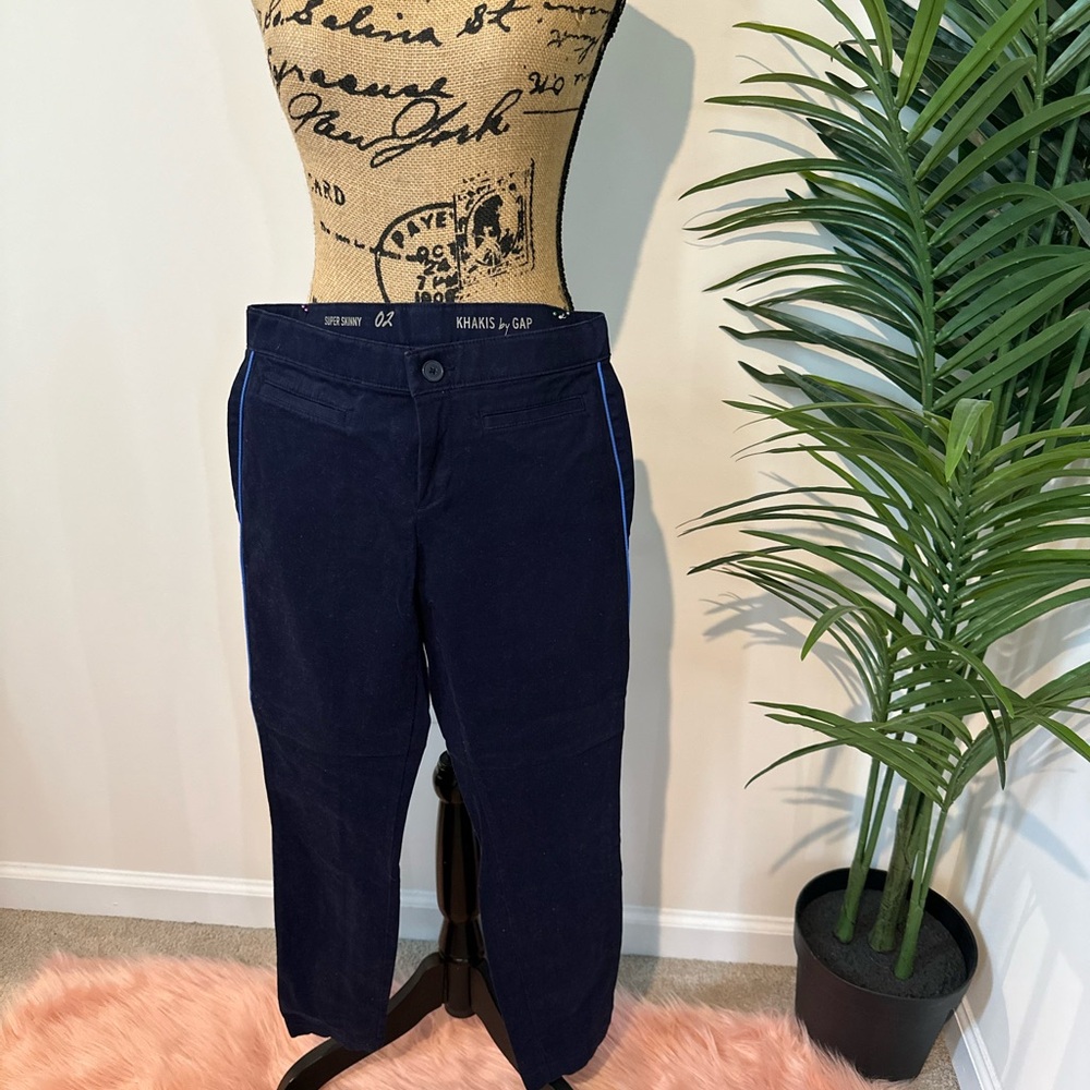 Navy blue ankle pants from the Gap